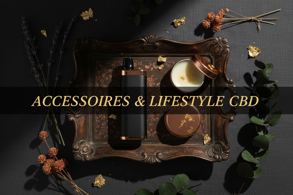 Bannière Accessoires & Lifestyle CBD - Puff, plateau et soins bien-être | PAKAYAMBAS