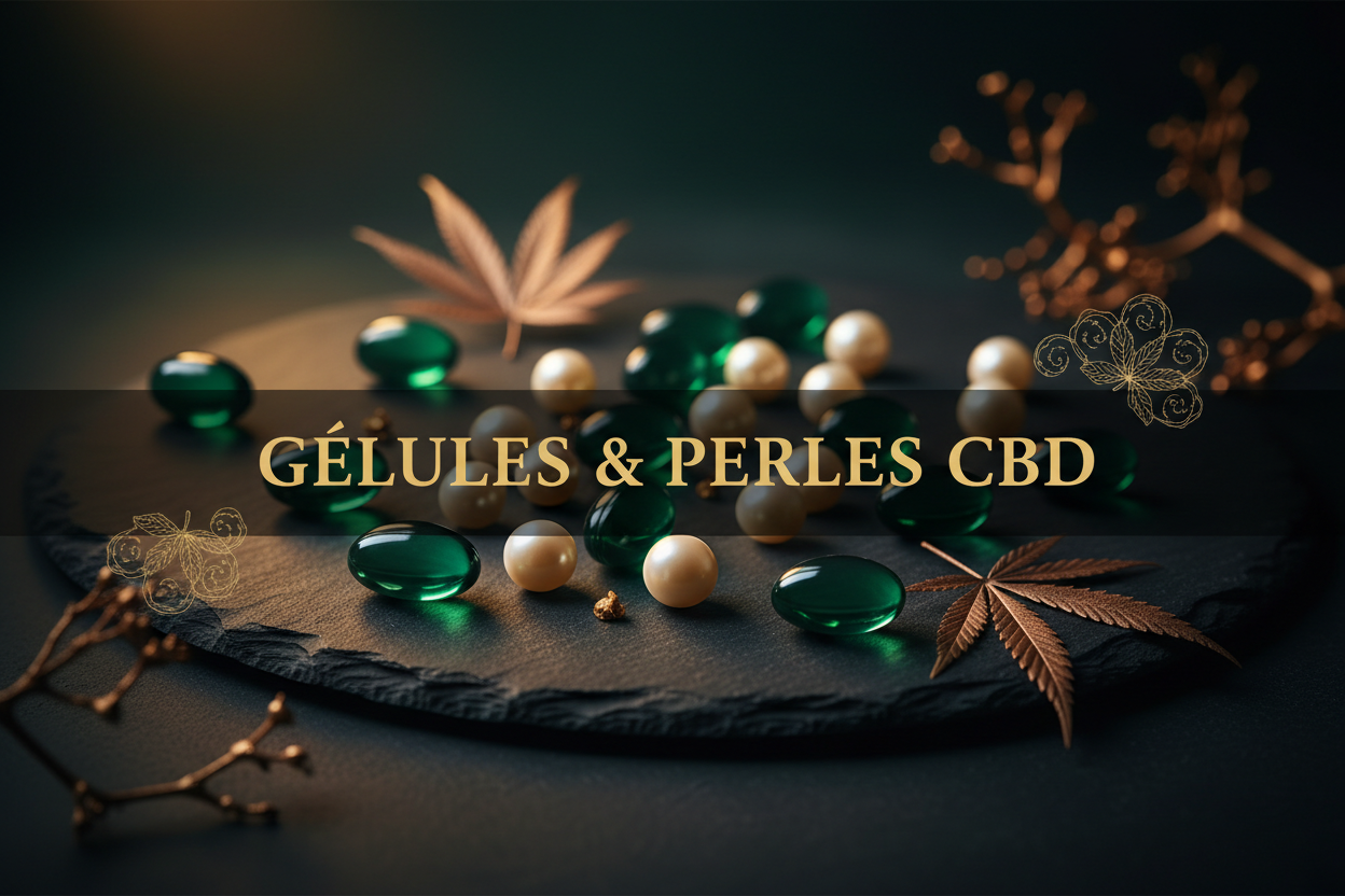 Bannière Gélules & Perles CBD - Compléments bien-être en capsules | PAKAYAMBA