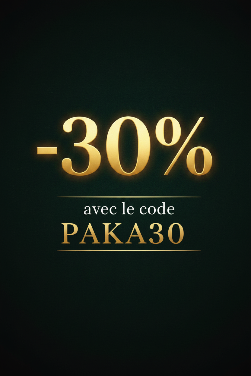-30% avec le code PAKA30