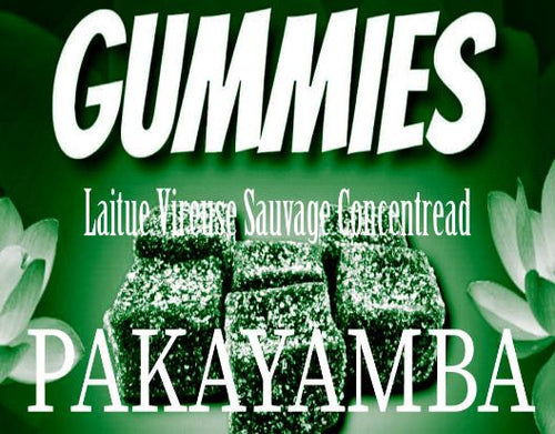 BONBONS GUMMIES LAITUE VIREUSE SAUVAGE | CBD pas cher | Code promo | Acheter du CBD en France | PAKAYAMBA