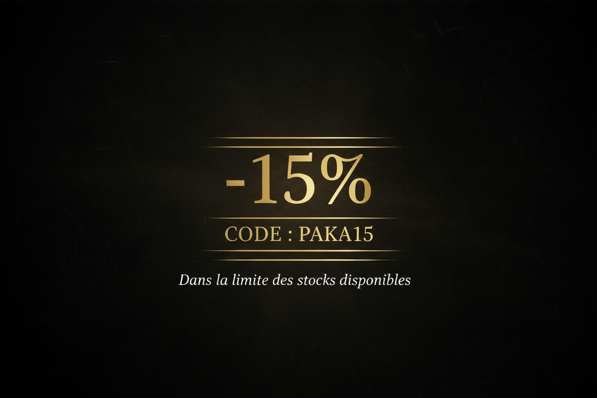 Bannière Promo -15% avec stocks